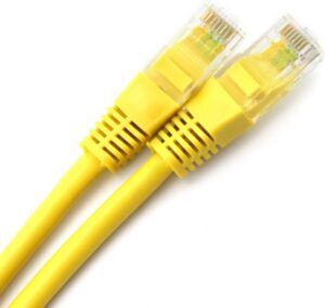 PATCH CORD UTP SPACER Cat5e, cupru-aluminiu, 0.5 m, galben, AWG26, „SP-PT-CAT5-0.5M-Y” (include TV 0.06 lei)