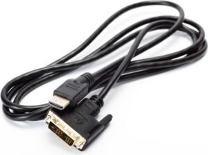 CABLU video SPACER, adaptor HDMI (T) la DVI-D SL (T), 1.8m, negru, SPC-HDMI-DVI-6 (include TV 0.8lei)