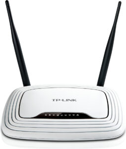 ROUTER TP-LINK wireless 300Mbps, 4 porturi 10/100Mbps, 2 antene externe, Atheros, 2T2R „TL-WR841N” (include TV 0.8 lei)