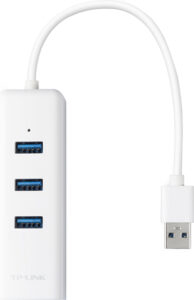 ADAPTOR RETEA TP-LINK , extern, USB 3.0, port RJ-45 | USB 3.0 x 3, 1000 Mbps Gigabit LAN, „UE330” (include TV 0.18lei)