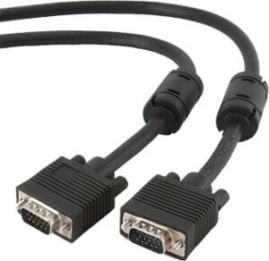 CABLU video GEMBIRD, VGA (T) la VGA (T), 1.8m, premium, dublu ecranat, negru, „CC-PPVGA-6B” (include TV 0.8lei)