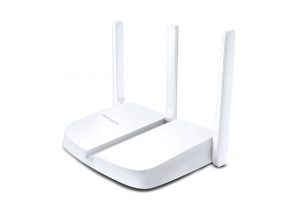 ROUTER MERCUSYS wireless 300Mbps, 4 porturi 10/100Mbps, 3 x antene externe „MW305R” (include TV 0.8 lei)