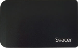 RACK extern SPACER, pt HDD/SSD, 2.5 inch, S-ATA, interfata PC USB 3.0, aluminiu, negru, SPR-25611 45503295 (include TV 0.8lei)