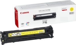 Toner Original Canon Yellow, CRG-718Y, pentru LBP-7200|LBP-7210|LBP-7660|LBP-7680|MF-8330|MF-8340|MF-8350|MF-8360|MF-8380|MF-8540|MF-8550|MF-8580|MF-724|MF-728|MF-729, 2.9K, incl.TV 0.8 RON, „CR2659B002AA”