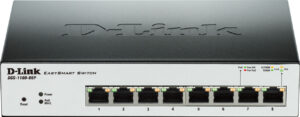 SWITCH PoE D-LINK Smart 8 porturi Gigabit (8 PoE) + 2 porturi SFP, IEEE 802.3af/at, carcasa metalica, rackabil, „DGS-1210-08P”(include TV 1.75lei)