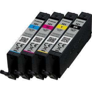 Combo-Pack Original Canon CMYK, CLI-581C/M/Y/BK, pentru Pixma TR7550|TR8550|TS6150|TS6250|TS705|TS8150|TS8250|TS9150|TS9155|TS9550, , incl.TV 0.11 RON, „2103C004AA”