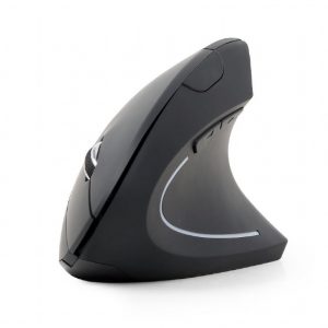 MOUSE GEMBIRD, PC sau NB, wireless, 2.4GHz, optic, 1600 dpi, butoane/scroll 6/1, ergonomic, negru, „MUSW-ERGO-01” (include TV 0.18lei)