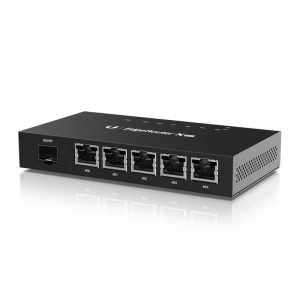 ROUTER Ubiquiti EdgeRouter , wired, port LAN 10/100/1000 x 4, port WAN 10/100/1000 x 1, „ER-X-SFP” (include TV 0.8 lei)