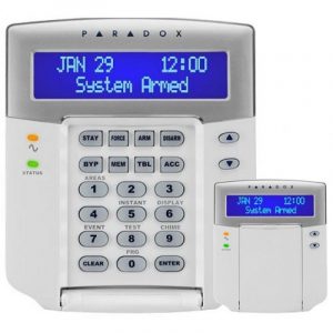 TASTATURA alarma Paradox, LCD 32 caractere, compatibila cu EVO192, etichete programabile, usita deprotectie, „K641” (include TV 0.18lei)