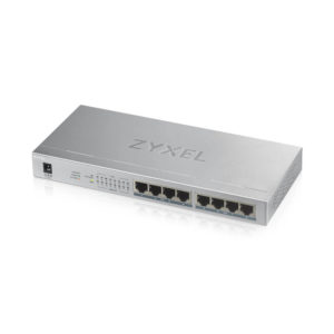 SWITCH PoE ZYXEL, „GS1008-HP”port Gigabit x 8, unmanaged, nerackabil, carcasa metalica, „GS1008HP-EU0101F” (include TV 1.75lei)