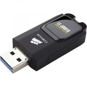 MEMORIE USB 3.0 CORSAIR 32 GB, retractabila, carcasa plastic, negru, „CMFSL3X1-32GB” (include TV 0.03 lei)