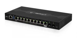 ROUTER Ubiquiti EdgeRouter, wired, port LAN 10/100/1000 x 10, port WAN 10/100/1000 x 1, „ER-12” (include TV 0.8 lei)