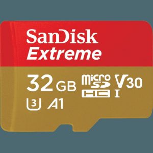 CARD MicroSD SANDISK, 32 GB, microSDHC, clasa 10, standard UHS-I U3, „SDSQXAF-032G-GN6MA” (include TV 0.03 lei)