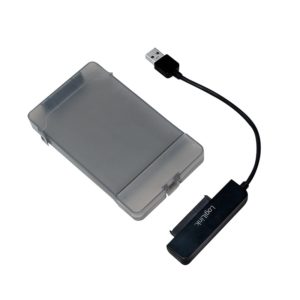 CABLU USB LOGILINK adaptor, USB 3.0 (T) la S-ATA (T), 10cm, adaptor USB la HDD S-ATA 2.5″, carcasa de protectie pt. HDD, negru, „AU0037” (include TV 0.18lei)