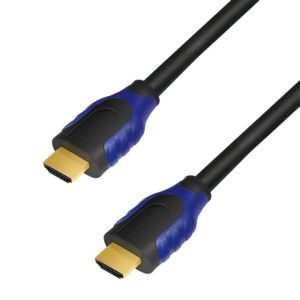 CABLU video LOGILINK, HDMI (T) la HDMI (T), 1m, conectori auriti, rezolutie maxima 4K DCI (4096 x 2160) la 60 Hz, ver. 2.0b, w. ethernet, negru, „CH0061” (include TV 0.06 lei)