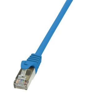 PATCH CORD FTP LOGILINK Cat5e, cupru-aluminiu, 0.25 m, albastru, AWG26, ecranat „CP1016S” (include TV 0.06 lei)