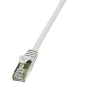 PATCH CORD FTP LOGILINK Cat6, cupru-aluminiu, 0.25 m, gri, AWG26, ecranat „CP2012S” (include TV 0.06 lei)