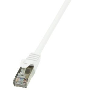 PATCH CORD FTP LOGILINK Cat6, cupru-aluminiu, 10 m, alb, AWG26, ecranat „CP2091S” (include TV 0.8lei)