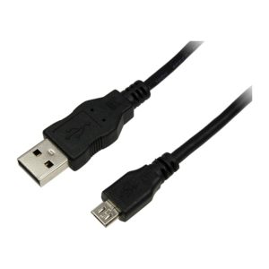 CABLU alimentare si date LOGILINK, pt. smartphone, USB 2.0 (T) la Micro-USB 2.0 (T), 0.6m, negru, „CU0057” (include TV 0.06 lei)
