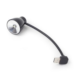 LAMPA LED USB pentru notebook, GEMBIRD, lumina alba-rece, black „NL-02” (include TV 0.18lei)