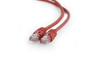 PATCH CORD UTP GEMBIRD Cat6, cupru-aluminiu, 0.25 m, rosu, AWG26, „PP6U-0.25M/R” (include TV 0.06 lei)