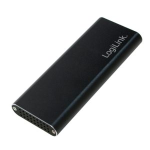 RACK extern LOGILINK, pt. SSD, M.2, M.2, interfata PC USB 3.2, aluminiu, negru, „UA0314” (include TV 0.8lei)