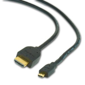 CABLU video GEMBIRD, adaptor HDMI (T) la Micro-HDMI (T), 4.5m, conectori auriti, negru, „CC-HDMID-15” (include TV 0.18lei)