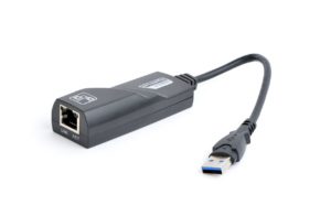 ADAPTOR RETEA GEMBIRD , extern, USB 3.0, port RJ-45, 1000 Mbps, „NIC-U3-02” (include TV 0.18lei)