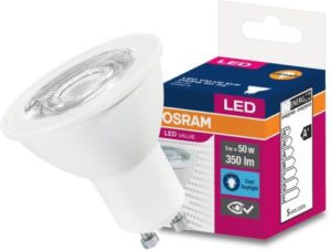 SPOT incastrat LED Osram, soclu GU10, putere 4.3W, forma spot, lumina alb, alimentare 220 – 240 V, „000004058075198647” (include TV 0.60 lei)