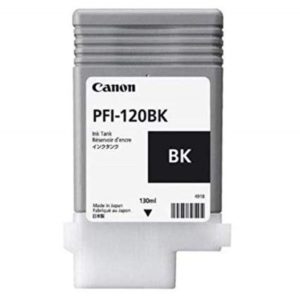 Cartus Cerneala Original Canon Black, PFI-120BK, pentru IPF TM-200|TM-205|TM-300|TM-305, 130ml, incl.TV 0.11 RON, „2885C001AA”