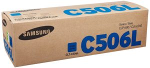 Toner Original Samsung Cyan, C506L, pentru CLP-680ND CLX-6260|, 3.5K, incl.TV 0.8 RON, „SU038A”