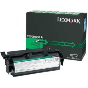 Toner Original Lexmark Black, T650H80G, pentru T650|T652|T654|T656, 25K, incl.TV 0.8 RON, „T650H80G”