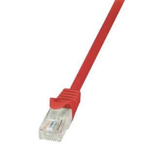 PATCH CORD UTP LOGILINK Cat5e, cupru-aluminiu, 2 m, rosu, AWG26, „CP1054U” (include TV 0.06 lei)