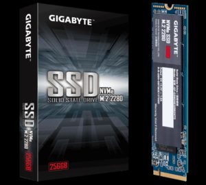 SSD GIGABYTE, 256 GB, M.2, PCIe Gen3.0 x4, 3D Nand, R/W: 1700/1100 MB/s, „GP-GSM2NE3256GNTD”