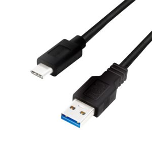 CABLU alimentare si date LOGILINK, pt. smartphone, USB 3.2, USB Type-A (T) la USB Type-C (T), 0.15m, negru, CU0166 (include TV 0.06 lei)