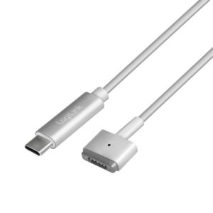 CABLU alimentare LOGILINK, pt. notebook Apple, USB Type-C (T) la Apple MagSafe2 (T), 1.8m, argintiu, „PA0226” (include TV 0.8lei)