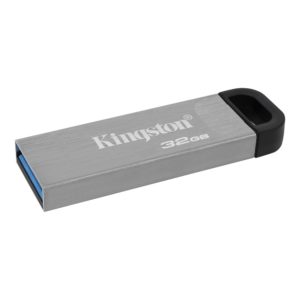 MEMORIE USB 3.2 KINGSTON 32 GB, clasica, carcasa metalic, argintiu, „DTKN/32GB” (include TV 0.03 lei)