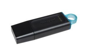MEMORIE USB 3.2 KINGSTON 64 GB, cu capac, carcasa plastic, negru, „DTX/64GB” (include TV 0.03 lei)