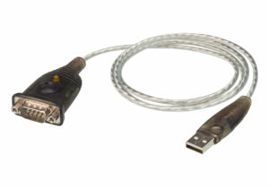 ADAPTOR USB ATEN, USB 2.0 (T) la Serial RS232 (9-pin)(T), 1 m, gri,”UC232A1-AT” (include TV 0.06 lei)