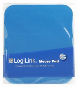 MousePAD LOGILINK, nylon, 250 x 220 x 3 mm, albastru, „ID0097”