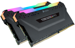 Memorie DDR Corsair DDR4 32 GB, frecventa 3600 MHz, 16 GB x 2 module, radiator, iluminare RGB, „CMW32GX4M2Z3600C18”