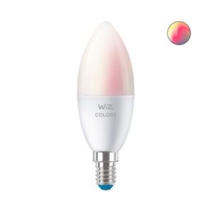 BEC smart LED Philips, soclu E14, putere 4.9W, forma lumanare, lumina multicolora, alimentare 220 – 240 V, „000008718699787097” (include TV 0.60 lei)