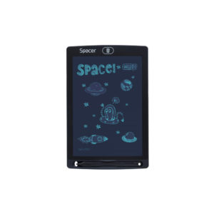 TABLETA LED SPACER pentru scris si desenat, interactiva, e-learning, 8.5 display, black, baterie CR1220 SPTB-LED (include TV 0.8lei)