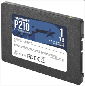SSD PATRIOT, P210, 1TB, 2.5 inch, S-ATA 3, nespecificat, R/W: 520 MB/s/430 MB/s MB/s, „P210S1TB25”