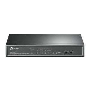 SWITCH PoE TP-LINK 8 porturi 10/100Mbps (4 PoE), IEEE 802.3af, carcasa metalica „TL-SF1008LP” (include TV 1.75lei)