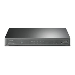 SWITCH PoE TP-LINK 8 porturi Gigabit (4 PoE+), IEEE 802.3at/af, carcasa metalica „TL-SG2008P” (include TV 1.75lei)