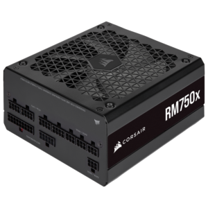 SURSA CORSAIR, 750 W, „RM750x” modulara, ATX 12V V2.4, fan 135 mm x 1, 80 Plus Gold, MB 20+4 pin x 1, CPU 4+4 pin x 2, PCI-E 6+2 pin x 4, SATA x 10, MOLEX 4-pin x 4, „CP-9020199-EU” (include TV 1.75lei)