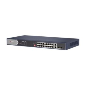 SWITCH. PoE Hikvision, port Gigabit x 16, SFP SFP x 2, rackabil, carcasa metalica, „DS-3E0520HP-E” (include TV 1.75lei)