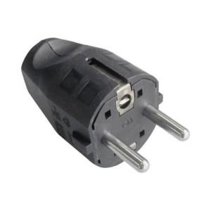 Stecker Schuko Bachmann 910.100, Demontabil, Pentru cordoane de la 3×0.75mm pana la 3×1.5mm, Negru „910.100”