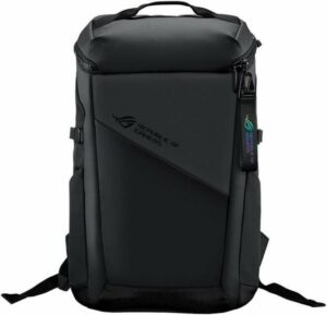 RUCSAC ASUS, pt. notebook de max 17 inch, 2 compartimente, buzunar frontal | buzunar lateral x 2, 930 g, poliester, negru, „90XB06L0-BBP000”